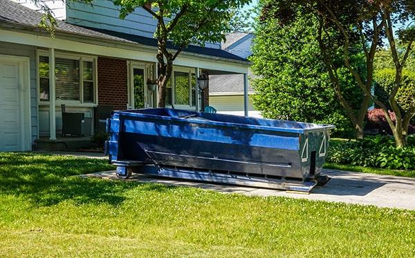 residential dumpsters can be rented for construction projects, but make sure to choose a size that can accommodate the amount of waste generated by the project